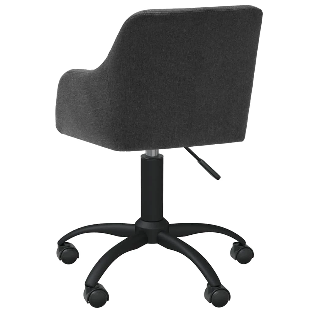 Null VidaXL Esszimmerstühle 4 Stk. Drehbar Dunkelgrau Stoff – Bild 7