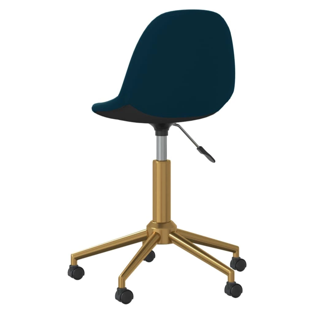 Null VidaXL Esszimmerstühle 4 Stk. Drehbar Blau Samt – Bild 7