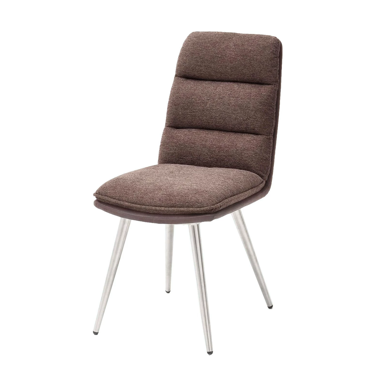 Null Polsterstuhl Fida Mit Armlehnen In Cappuccino 2er Set – Bild 2