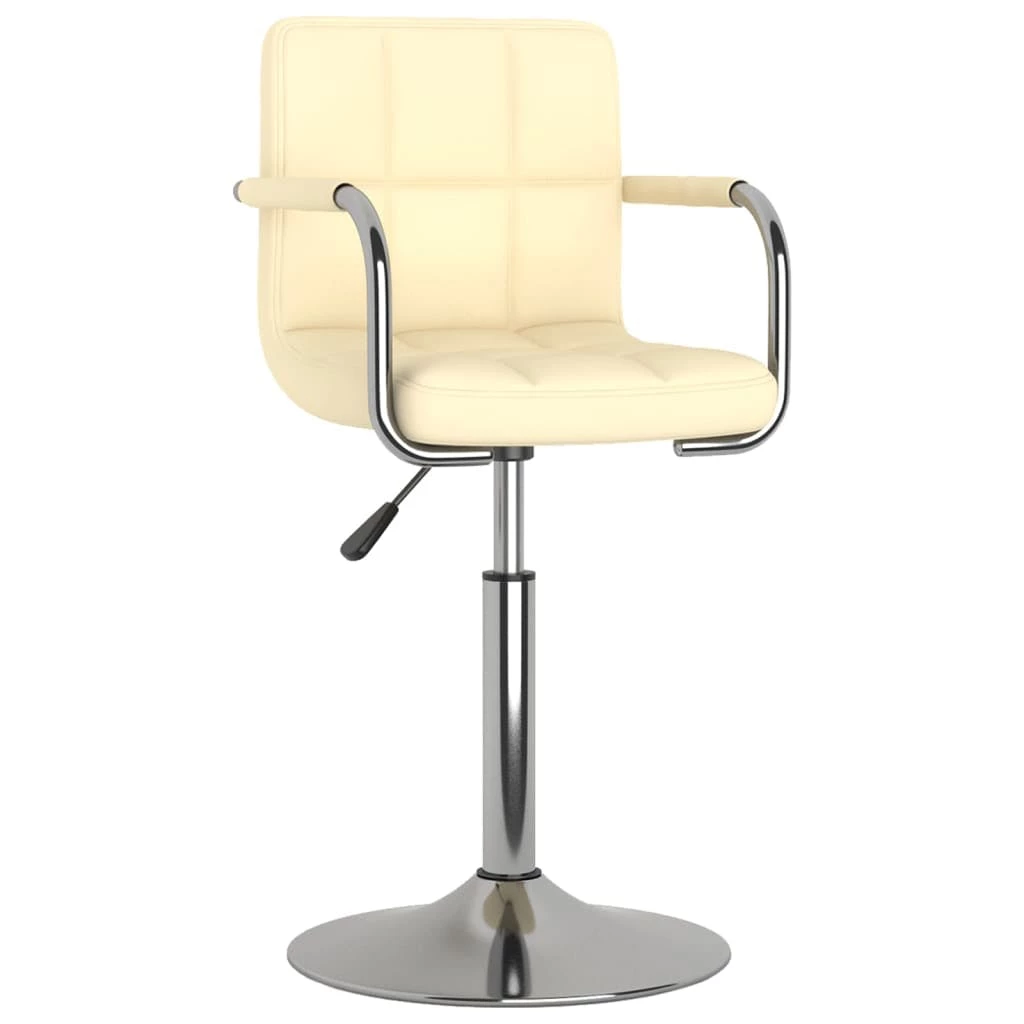 Null VidaXL Esszimmerstuhl Creme Kunstleder
