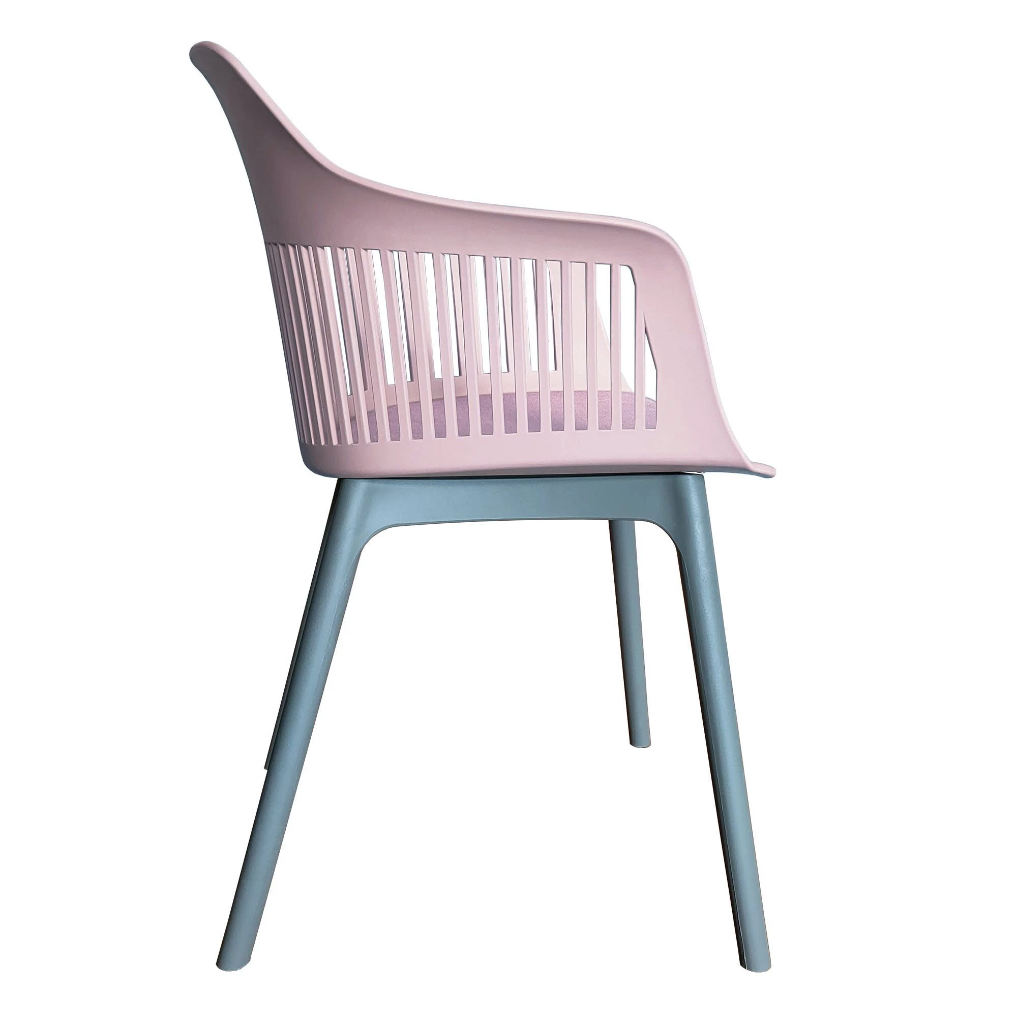 Null Trisens Moderner Gartenstuhl In Eleganter Optik - Bequeme Esszimmerstühle Pflegeleichte Terrassenmöbel Für Den Außen- Und Innenbereich 1 St. Rosa – Bild 7
