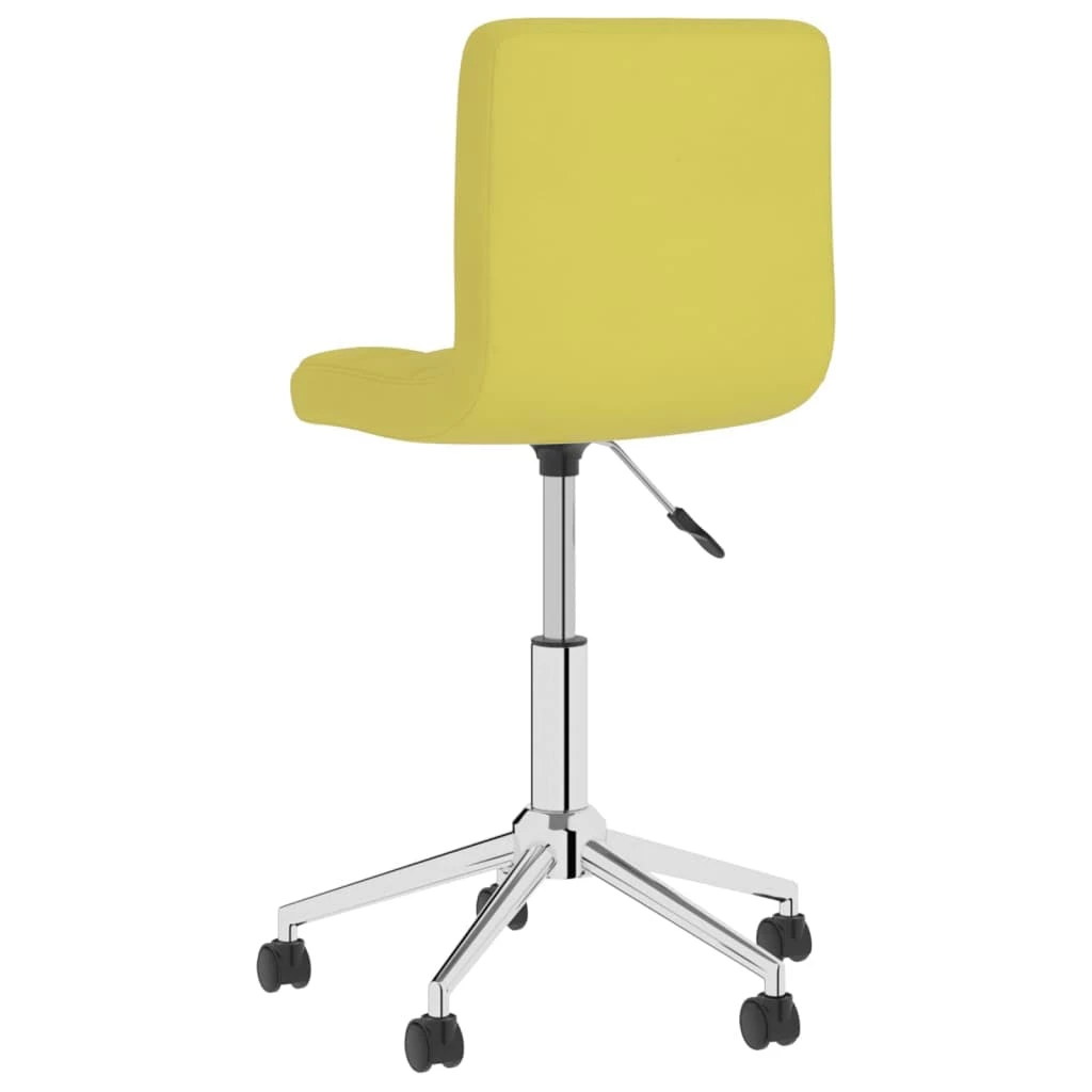 Null VidaXL Esszimmerstühle 2 Stk. Drehbar Grün Stoff – Bild 7