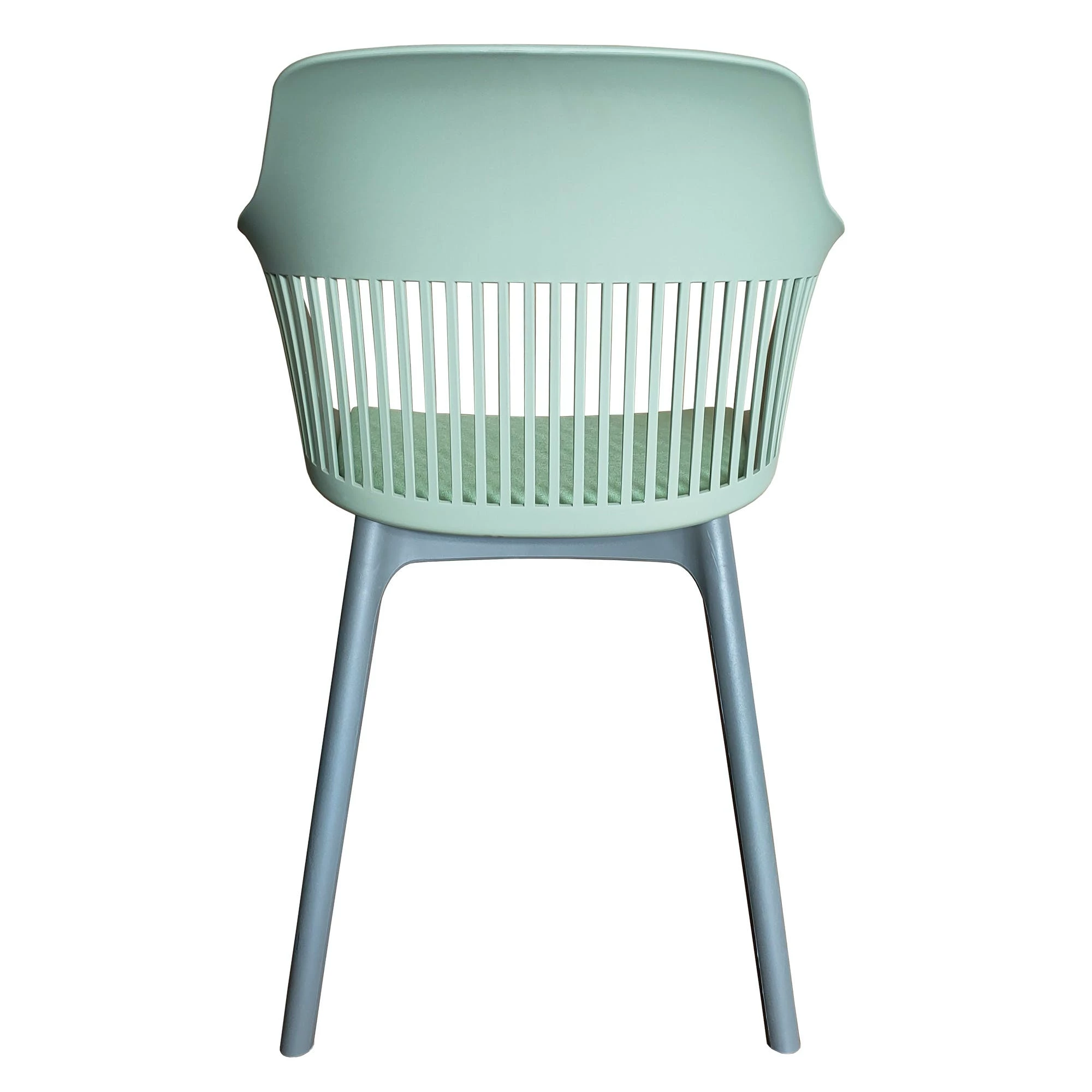 Null Trisens Moderner Gartenstuhl In Eleganter Optik - Bequeme Esszimmerstühle Pflegeleichte Terrassenmöbel Für Den Außen- Und Innenbereich 2 St. Grün – Bild 6