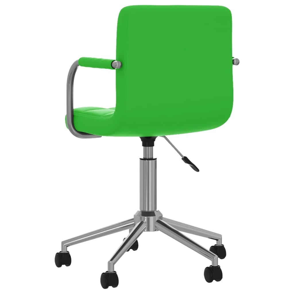 Null VidaXL Esszimmerstühle 2 Stk. Drehbar Grün Kunstleder – Bild 7