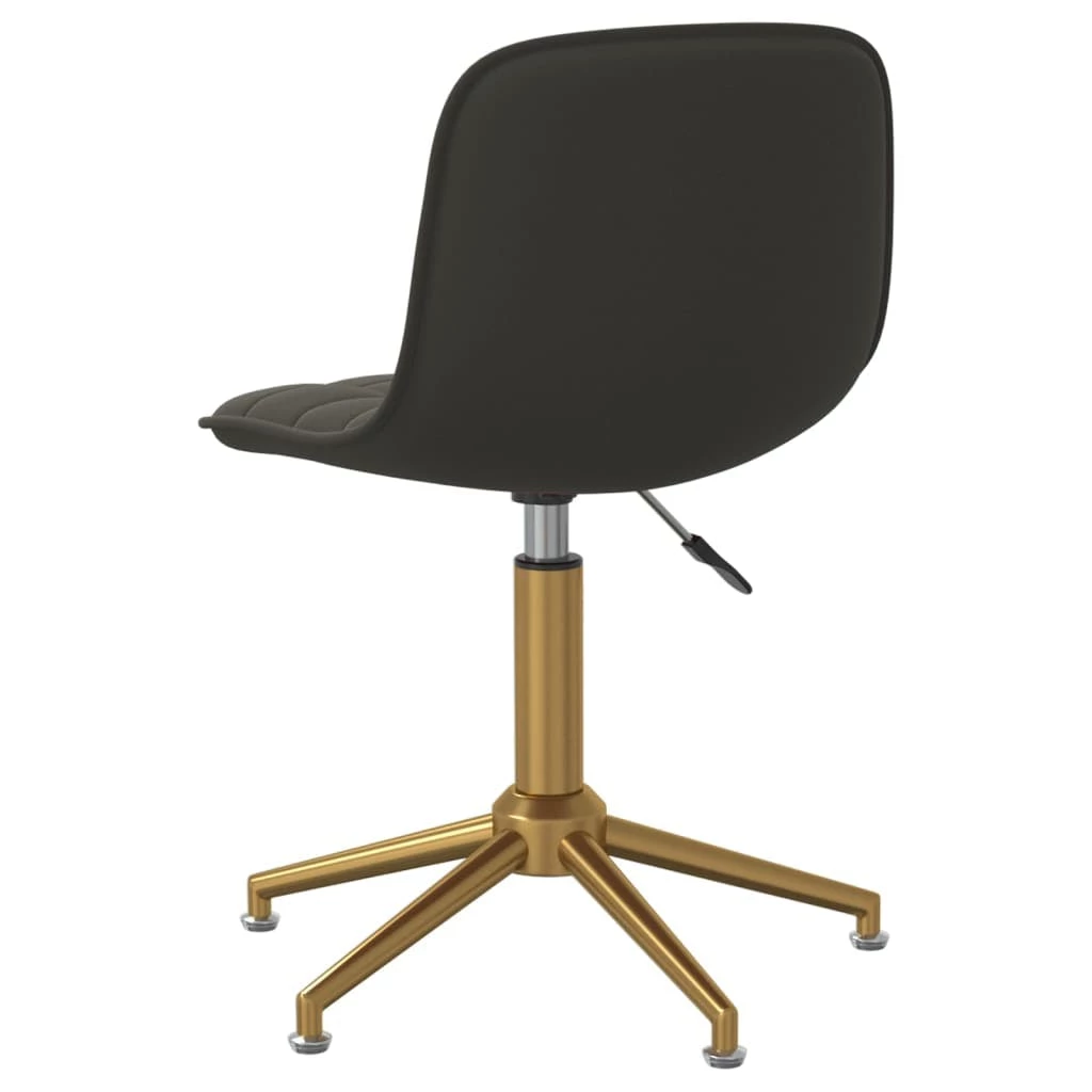 Null VidaXL Esszimmerstühle 4 Stk. Drehbar Dunkelgrau Samt – Bild 7