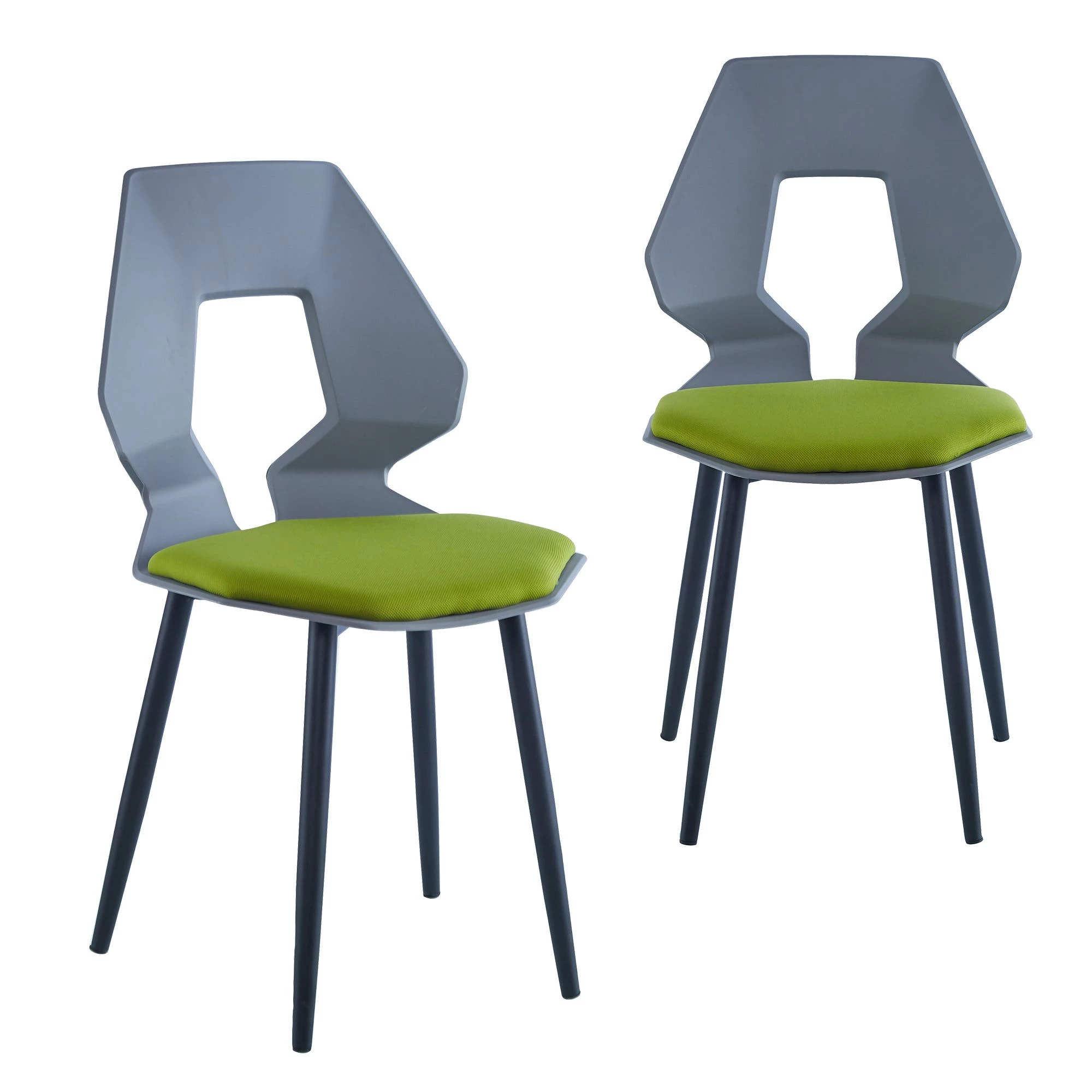 Null 2er 4er Set Design Kunststoffstuhl Küchenstuhl Esszimmerstuhl Gartenstuhl Stuhl Holzbein 2 St. Weiß – Bild 5