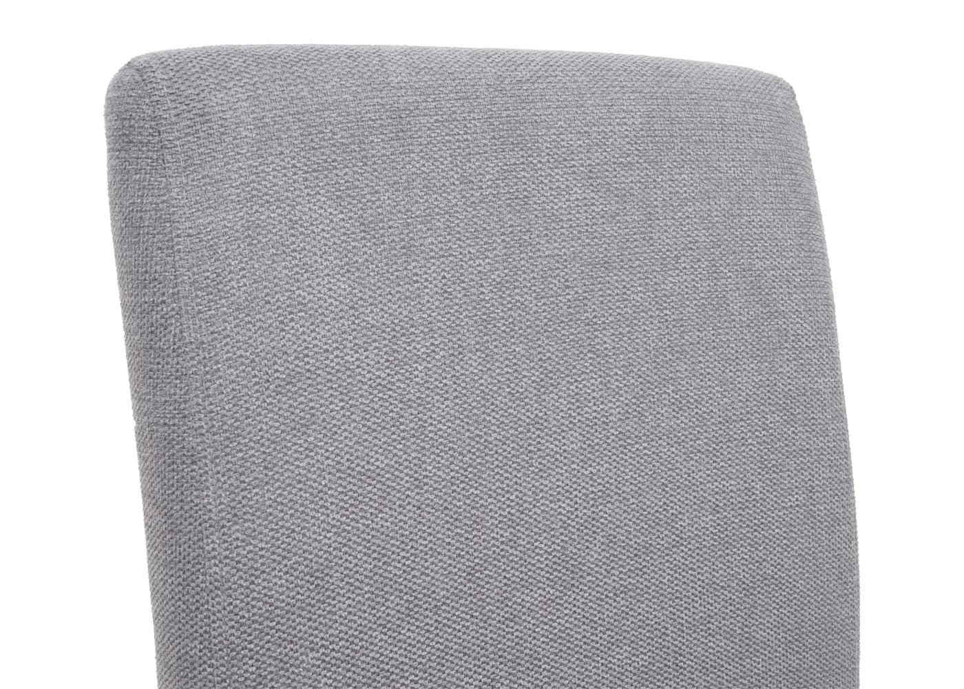 Null Esszimmerstuhl Latina, Küchenstuhl Stuhl, Stoff/Textil ~ Hellgrau, Helle Beine – Bild 7