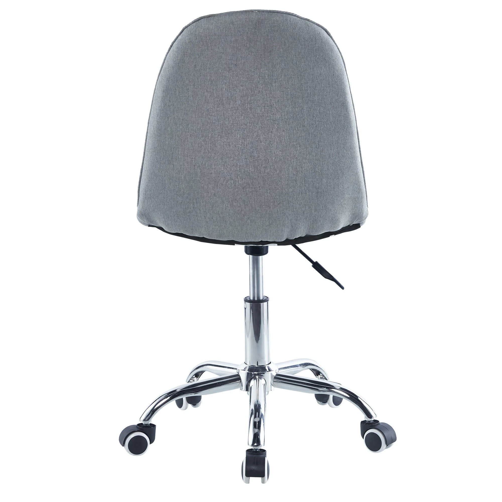 Null Esszimmerstuhl Stoff - Leinen Wohnzimmerstuhl Küchenstuhl Drehstuhl Stühle 1 St. Dunkelgrau – Bild 6