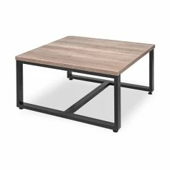 Null Gastro Uzal Restauranttisch Loft 80 X 80 Cm, Tischplatte 28 Mm