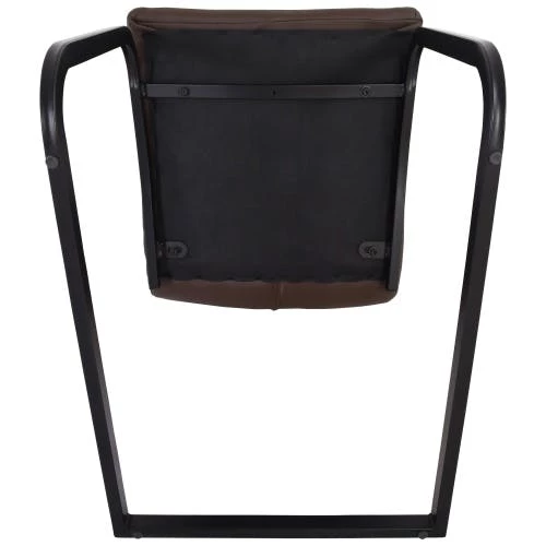 Null Raburg 2er Set Esszimmerstuhl LEONARDO In CIOCCOLATO-BRAUN, Gestell In SEIDEN-SCHWARZ – Bild 6