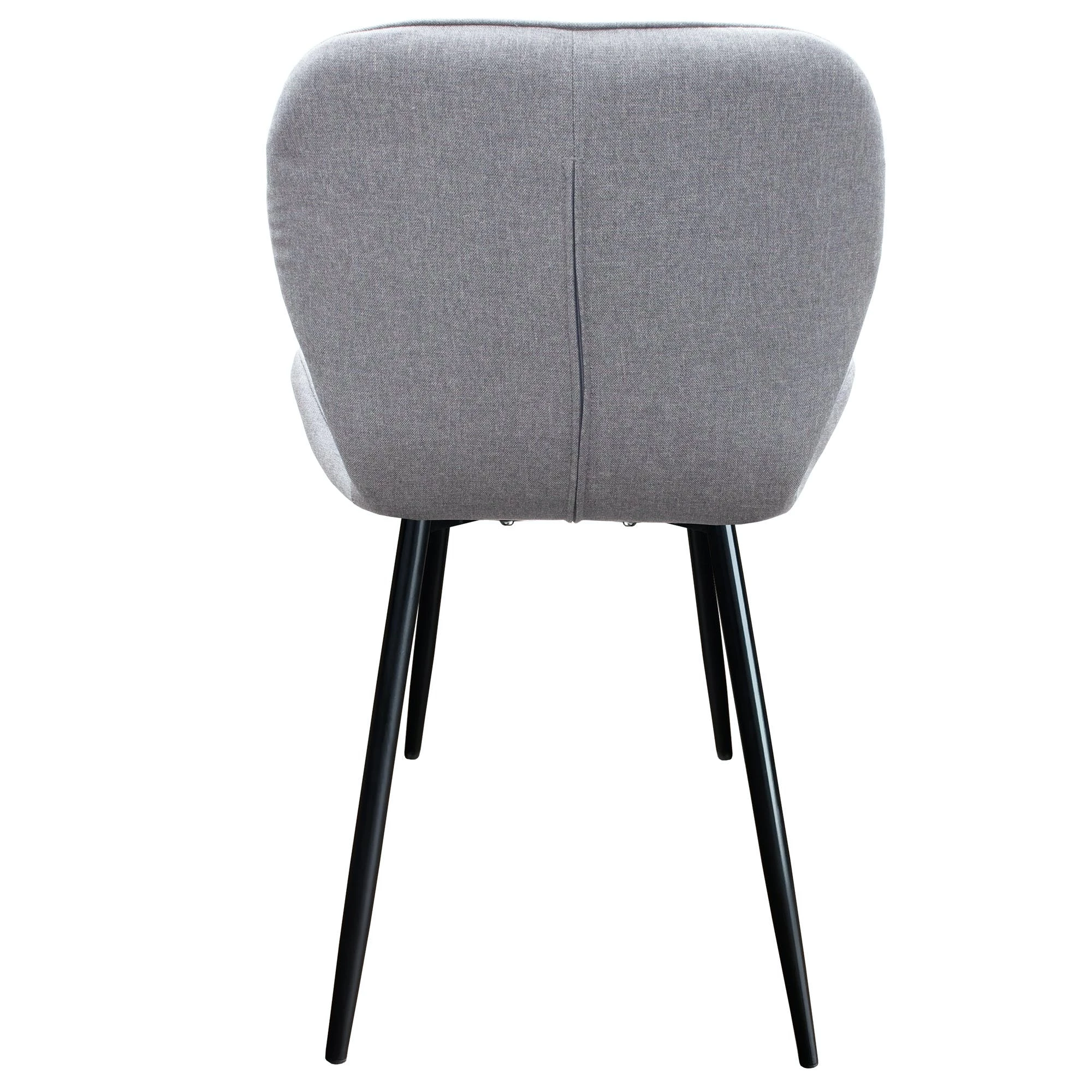 Null Esszimmerstuhl, Küchenstuhl , Mit Einem Samtvelours Bezug Und Einem Metallgestell 1 St. Stoffbezug - Grau – Bild 7